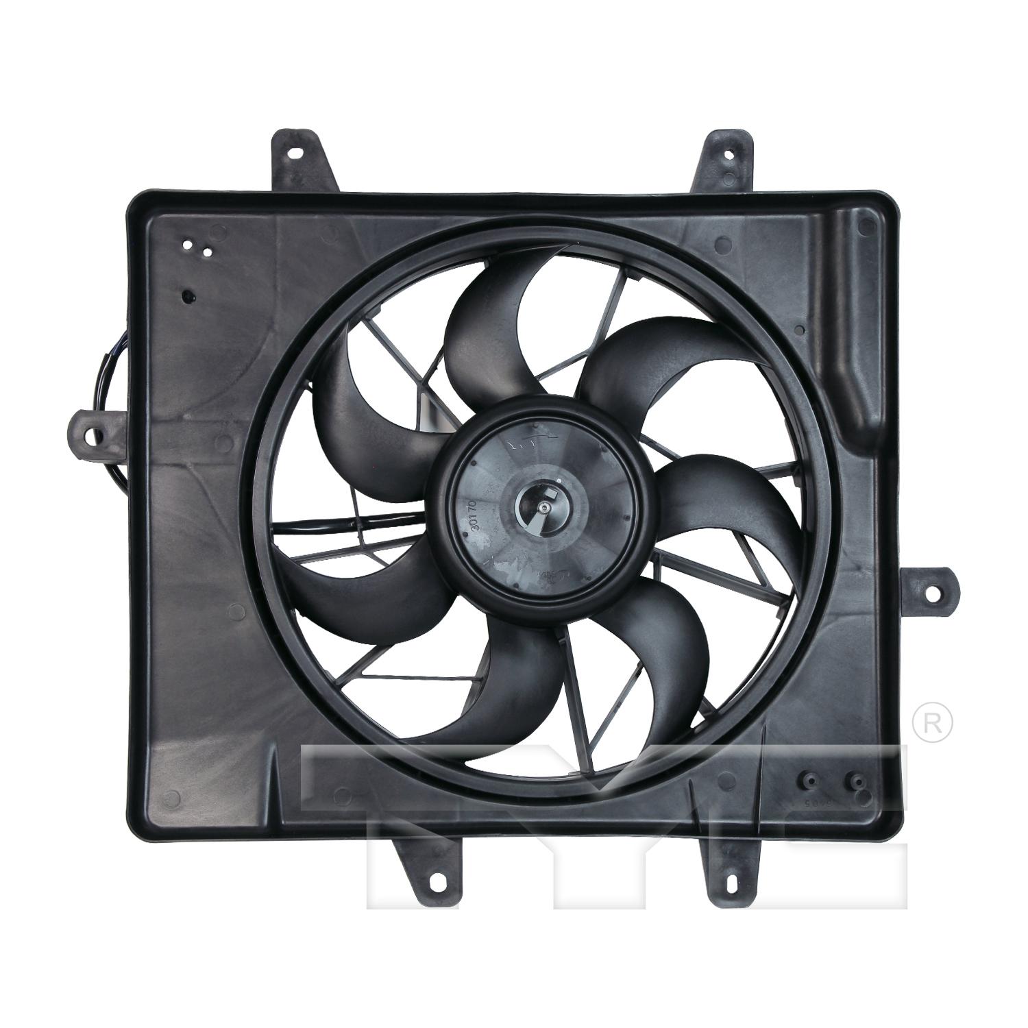 TYC 620440 - Dual Radiator and Condenser Fan Assembly TYC 620440 Dual Radiator and Condenser Fan Assembly product image 1 of 3