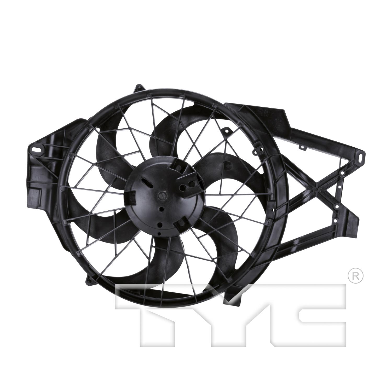 TYC 620460 - Dual Radiator and Condenser Fan Assembly TYC 620460 Dual Radiator and Condenser Fan Assembly product image 2 of 3