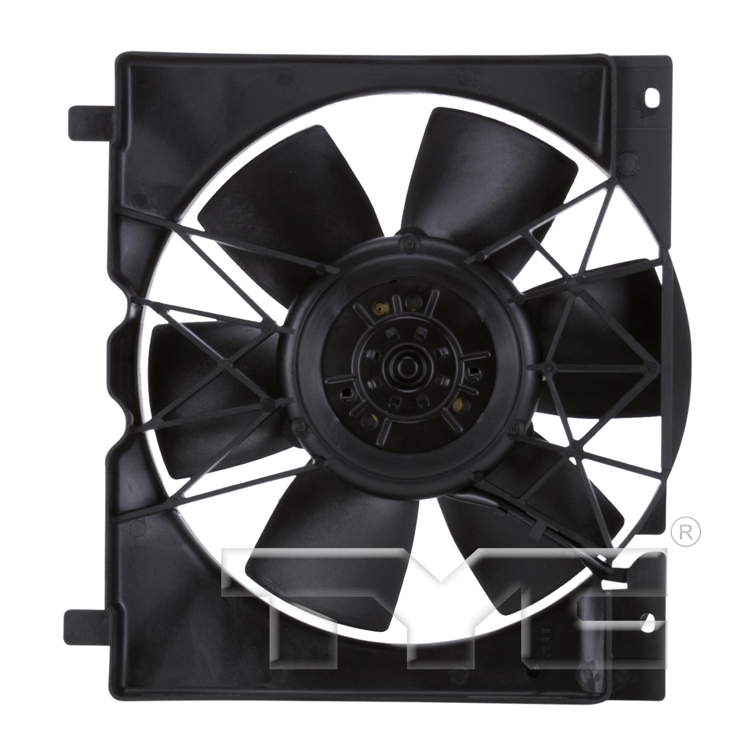 TYC 620540 Dual Radiator and Condenser Fan Assembly product image 1 of 3