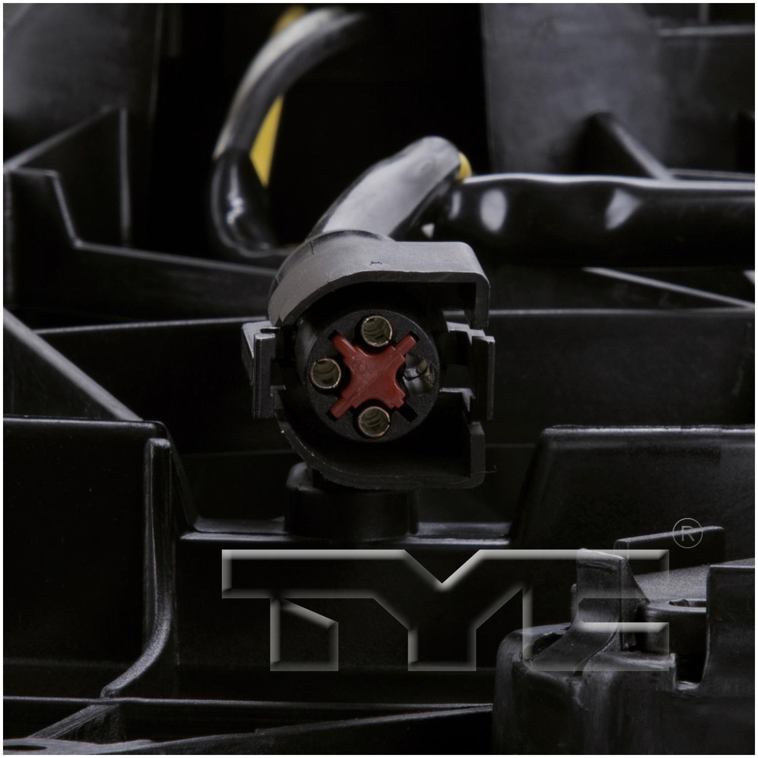 TYC 620650 Dual Radiator and Condenser Fan Assembly product image 3 of 3