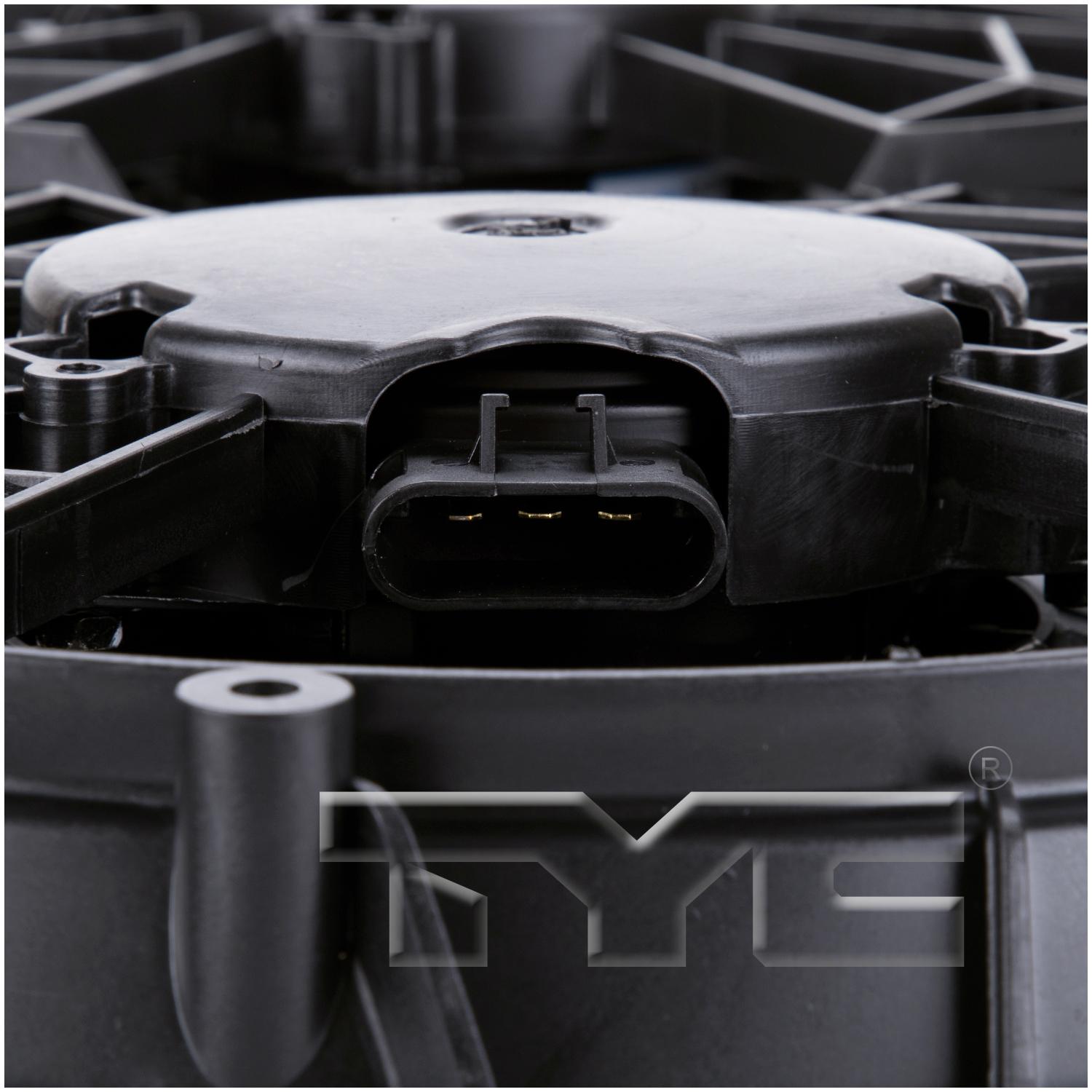 TYC 620670 Dual Radiator and Condenser Fan Assembly product image 4 of 5