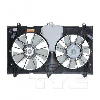 TYC 620690 Dual Radiator and Condenser Fan Assembly product image 2 of 3