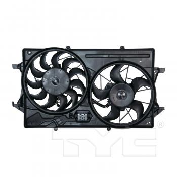 TYC 620720 Dual Radiator and Condenser Fan Assembly product image 1 of 3