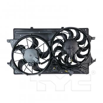 TYC 620720 Dual Radiator and Condenser Fan Assembly product image 2 of 3