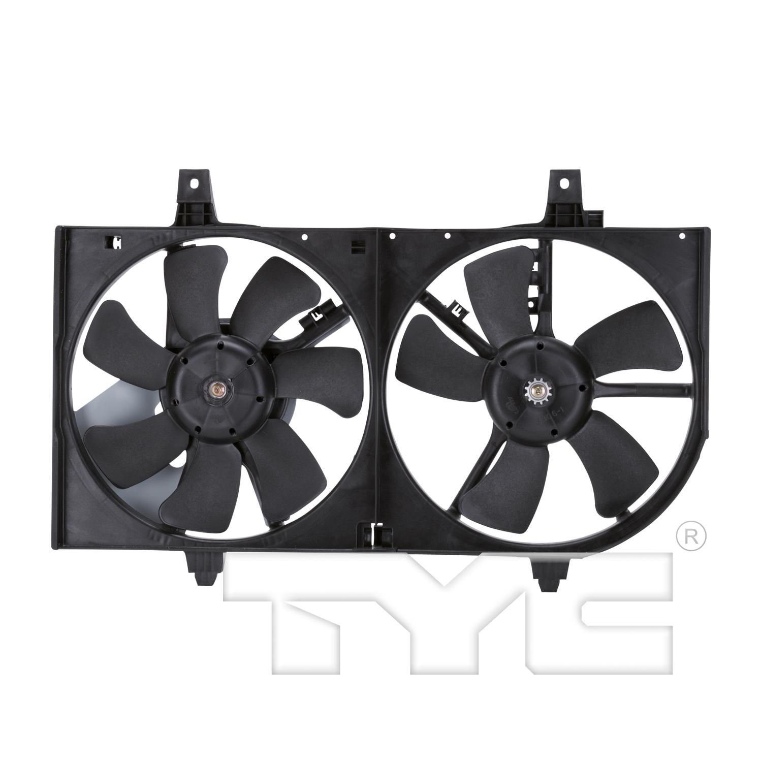 TYC 620730 - Dual Radiator and Condenser Fan Assembly TYC 620730 Dual Radiator and Condenser Fan Assembly product image 1 of 4