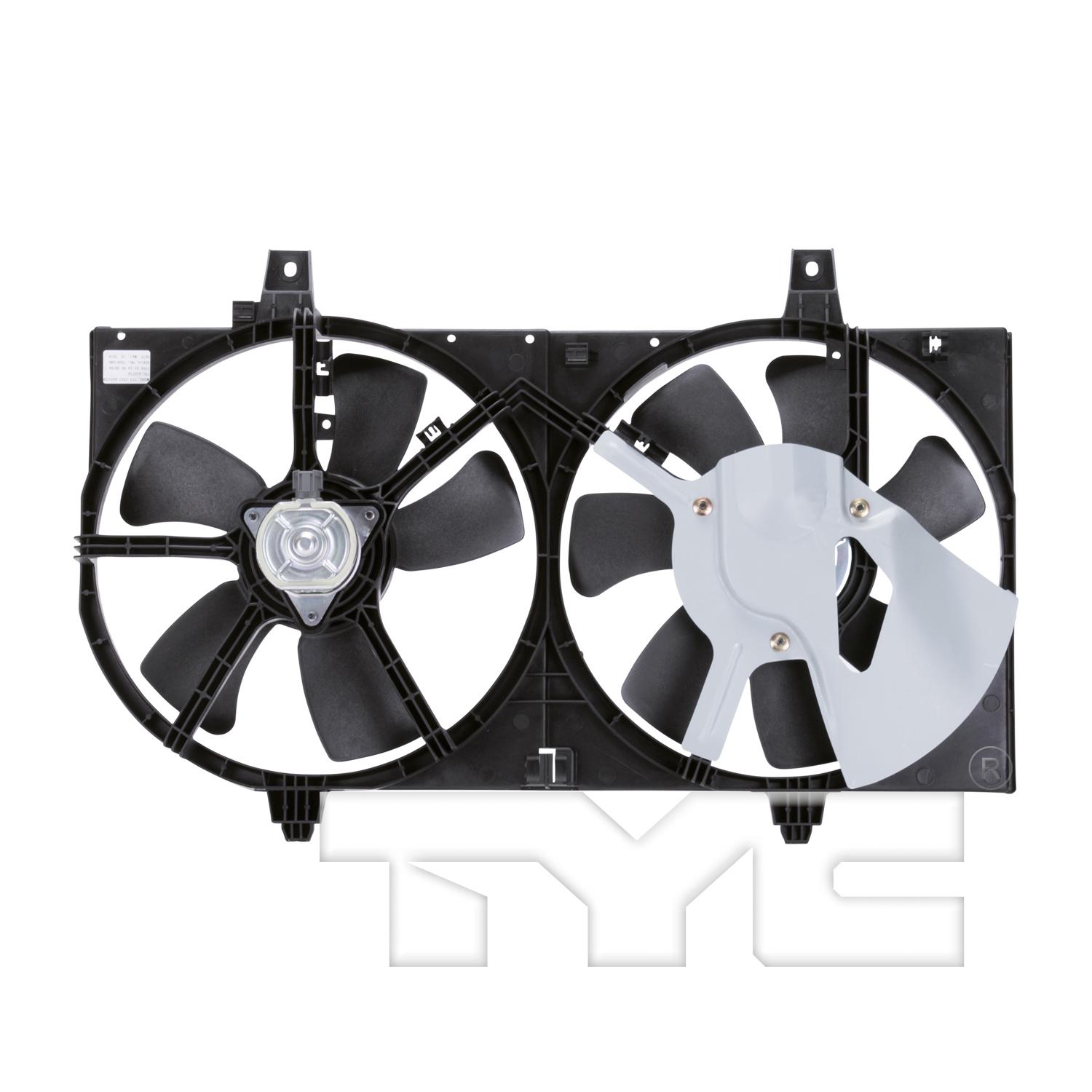 TYC 620730 - Dual Radiator and Condenser Fan Assembly TYC 620730 Dual Radiator and Condenser Fan Assembly product image 2 of 4