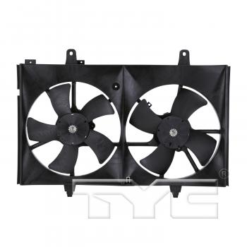 TYC 620760 Dual Radiator and Condenser Fan Assembly product image 1 of 6