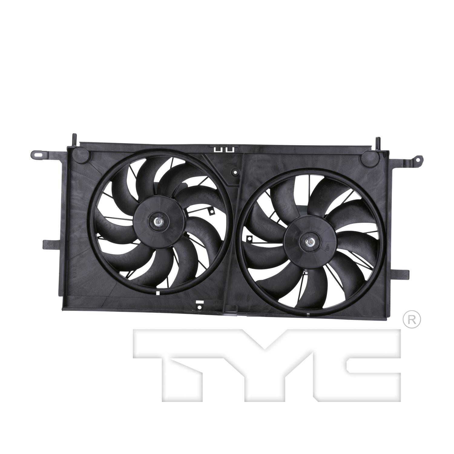 TYC 620770 - Dual Radiator and Condenser Fan Assembly TYC 620770 Dual Radiator and Condenser Fan Assembly product image 1 of 4
