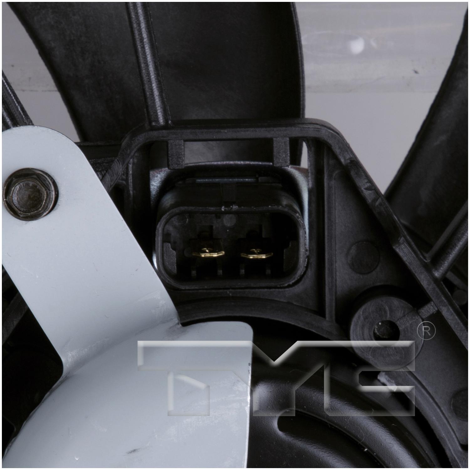 TYC 620780 Dual Radiator and Condenser Fan Assembly product image 3 of 4