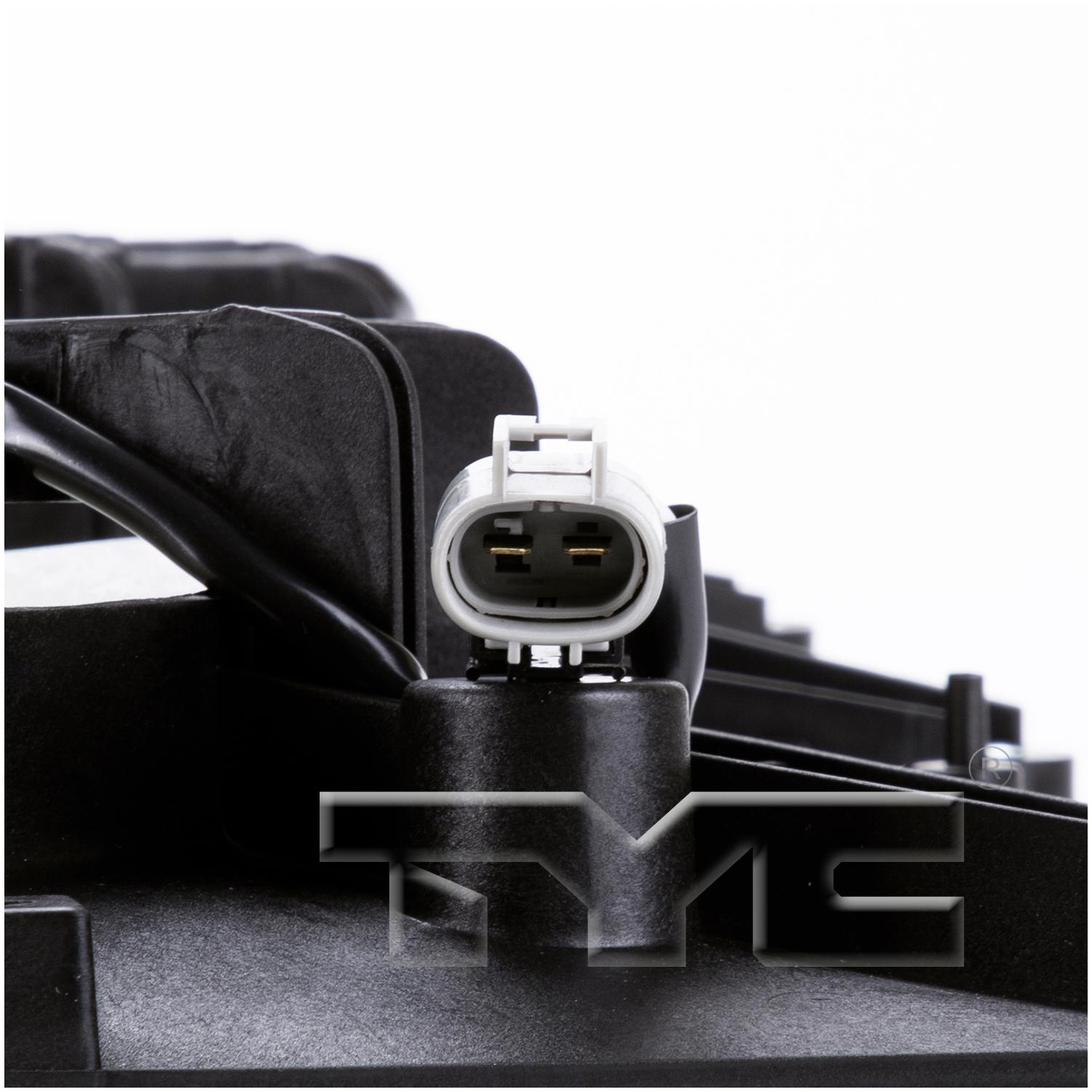 TYC 620810 Dual Radiator and Condenser Fan Assembly product image 6 of 6