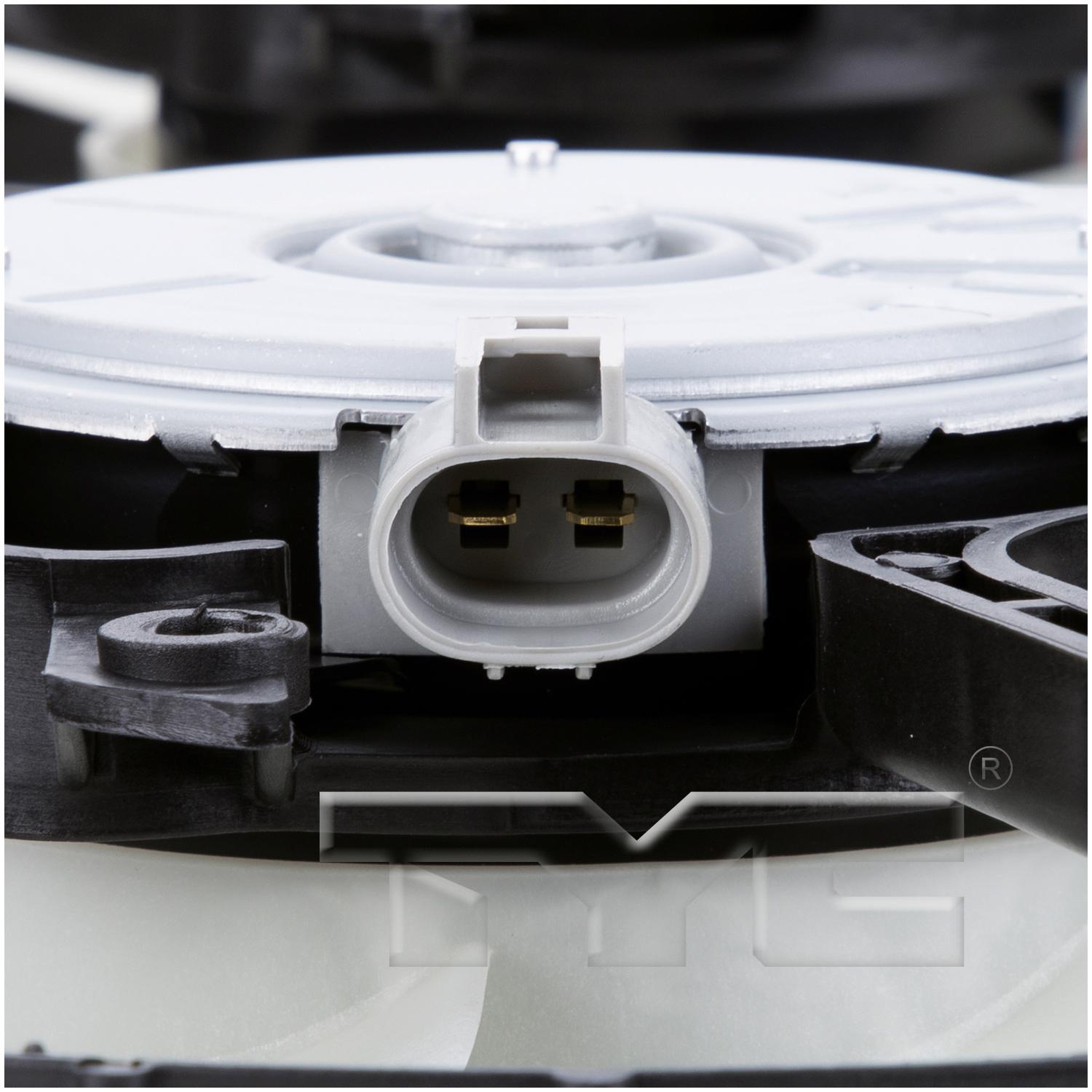 TYC 620820 Dual Radiator and Condenser Fan Assembly product image 3 of 4