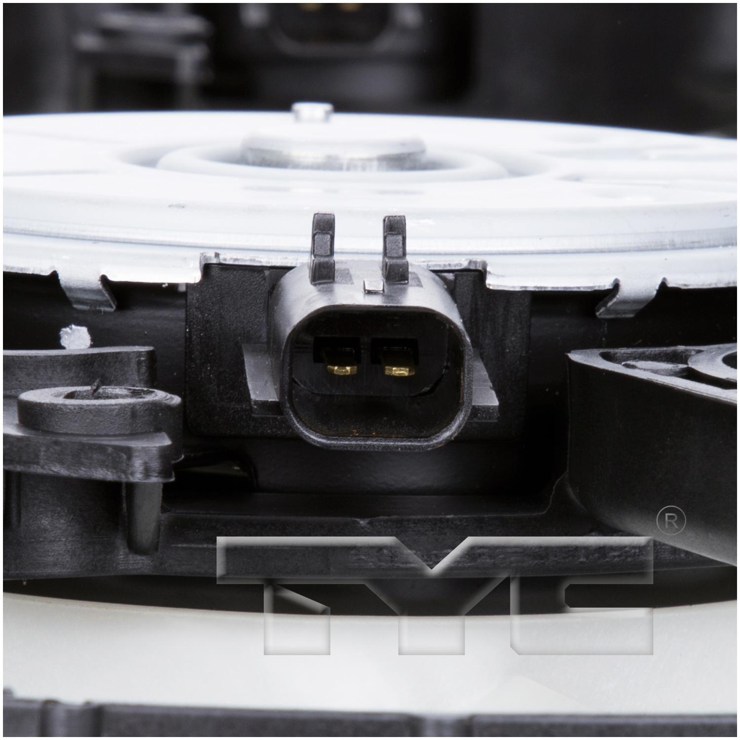 TYC 620830 Dual Radiator and Condenser Fan Assembly product image 3 of 4
