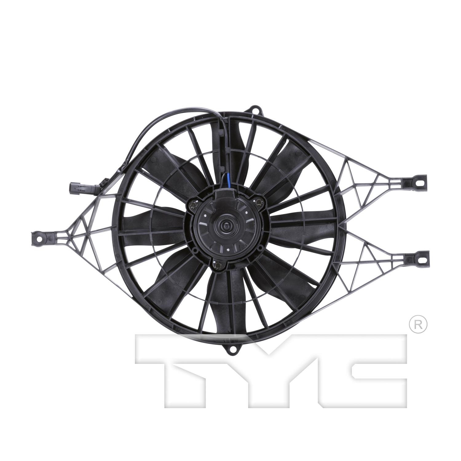 TYC 620880 - Dual Radiator and Condenser Fan Assembly TYC 620880 Dual Radiator and Condenser Fan Assembly product image 2 of 3