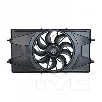 TYC 620900 Dual Radiator and Condenser Fan Assembly product image 1 of 3