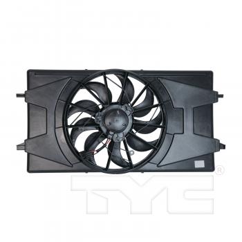 TYC 620900 Dual Radiator and Condenser Fan Assembly product image 2 of 3