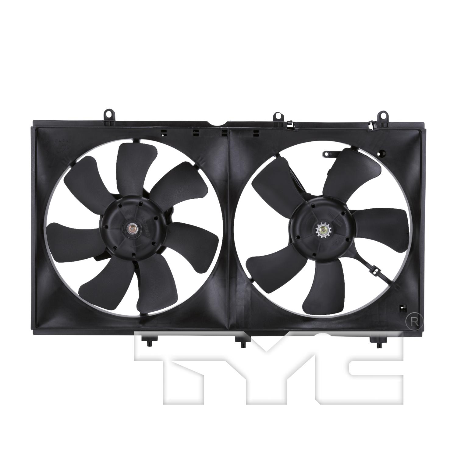 TYC 620930 - Dual Radiator and Condenser Fan Assembly TYC 620930 Dual Radiator and Condenser Fan Assembly product image 1 of 3