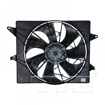 TYC 620950 Dual Radiator and Condenser Fan Assembly product image 2 of 3