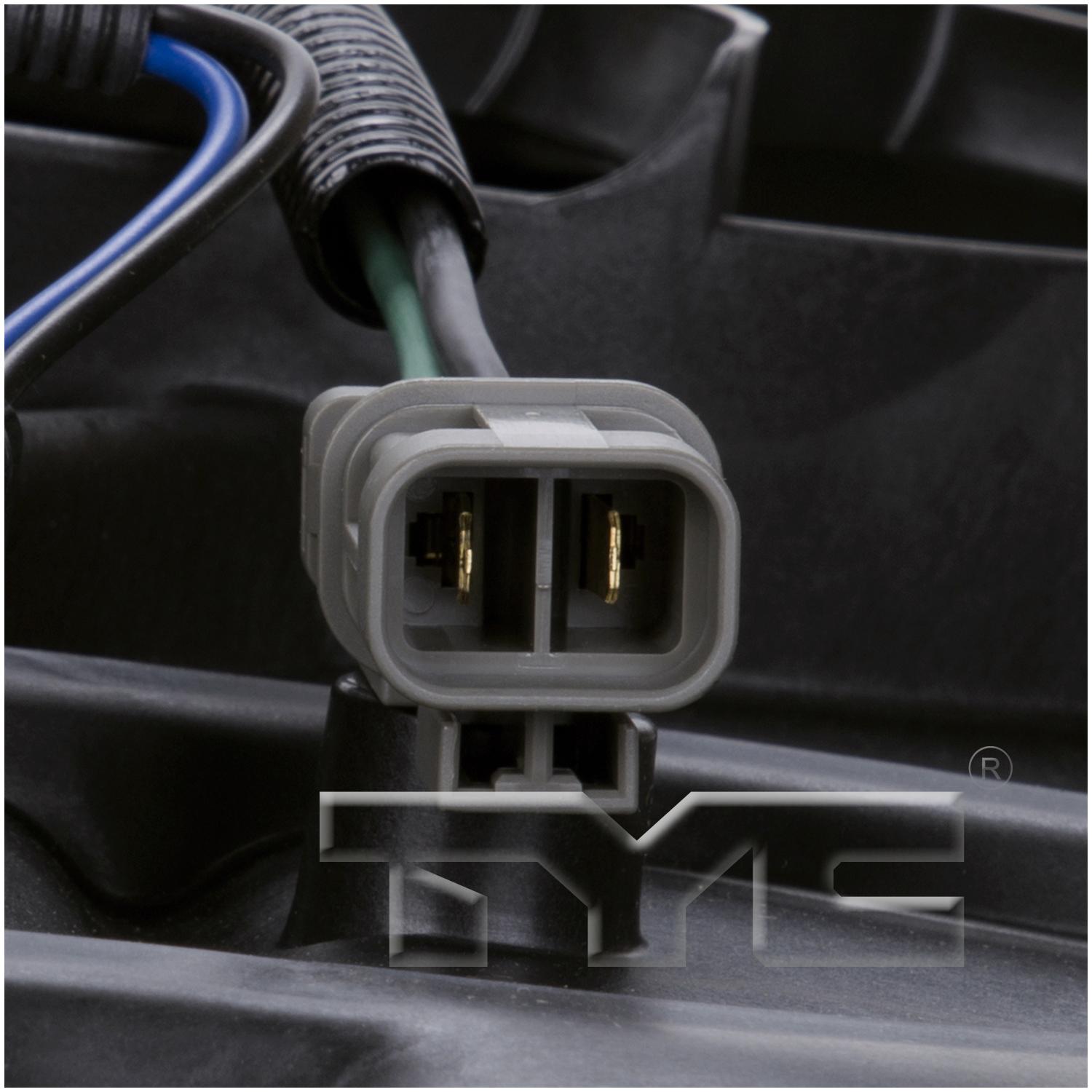 TYC 621040 Dual Radiator and Condenser Fan Assembly product image 3 of 3