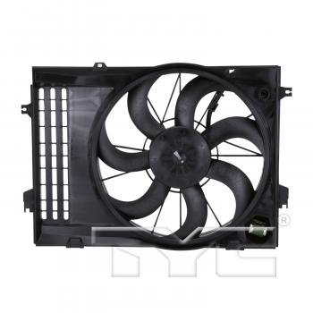 TYC 621050 Dual Radiator and Condenser Fan Assembly product image 1 of 3