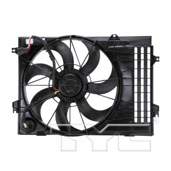 TYC 621050 Dual Radiator and Condenser Fan Assembly product image 2 of 3