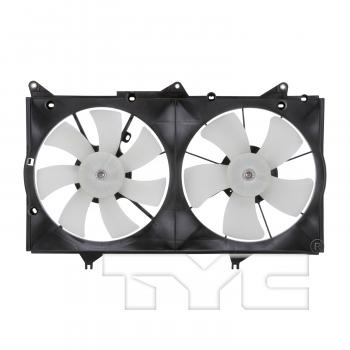 TYC 621060 Dual Radiator and Condenser Fan Assembly product image 1 of 4