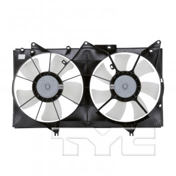 TYC 621060 Dual Radiator and Condenser Fan Assembly product image 2 of 4