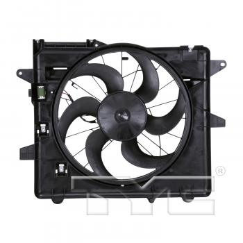TYC 621070 Dual Radiator and Condenser Fan Assembly product image 1 of 3