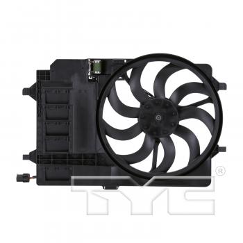 TYC 621080 Dual Radiator and Condenser Fan Assembly product image 1 of 4