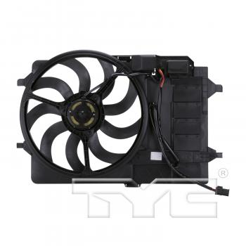 TYC 621080 Dual Radiator and Condenser Fan Assembly product image 2 of 4