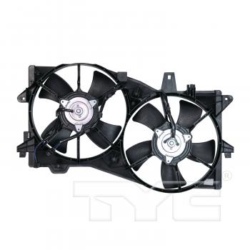 TYC 621090 Dual Radiator and Condenser Fan Assembly product image 2 of 3