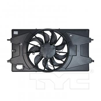 TYC 621100 Dual Radiator and Condenser Fan Assembly product image 1 of 3