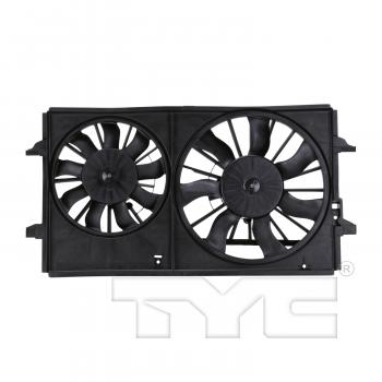 TYC 621150 Dual Radiator and Condenser Fan Assembly product image 1 of 6