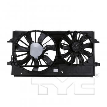 TYC 621150 Dual Radiator and Condenser Fan Assembly product image 2 of 6