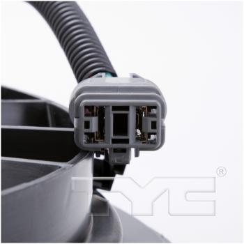 TYC 621200 Dual Radiator and Condenser Fan Assembly product image 3 of 4