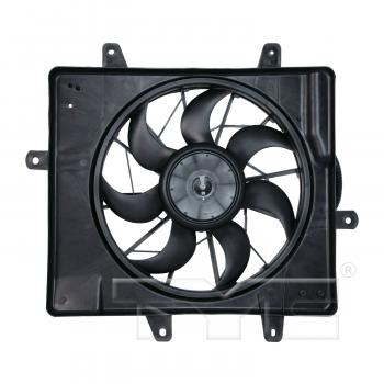 TYC 621240 Dual Radiator and Condenser Fan Assembly product image 1 of 3