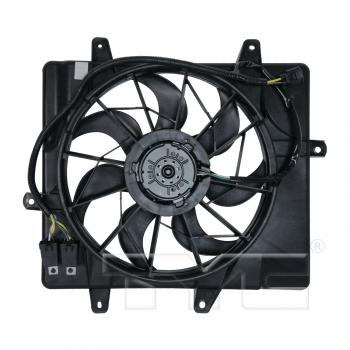 TYC 621240 Dual Radiator and Condenser Fan Assembly product image 2 of 3