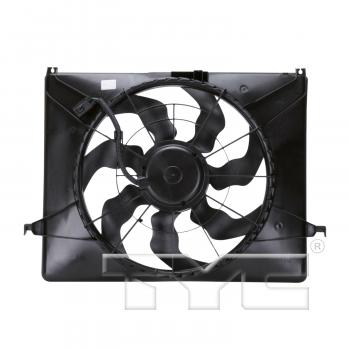 TYC 621260 Dual Radiator and Condenser Fan Assembly product image 2 of 3