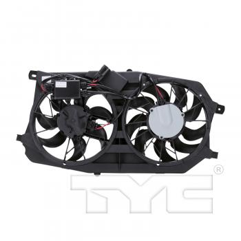 TYC 621280 Dual Radiator and Condenser Fan Assembly product image 2 of 3