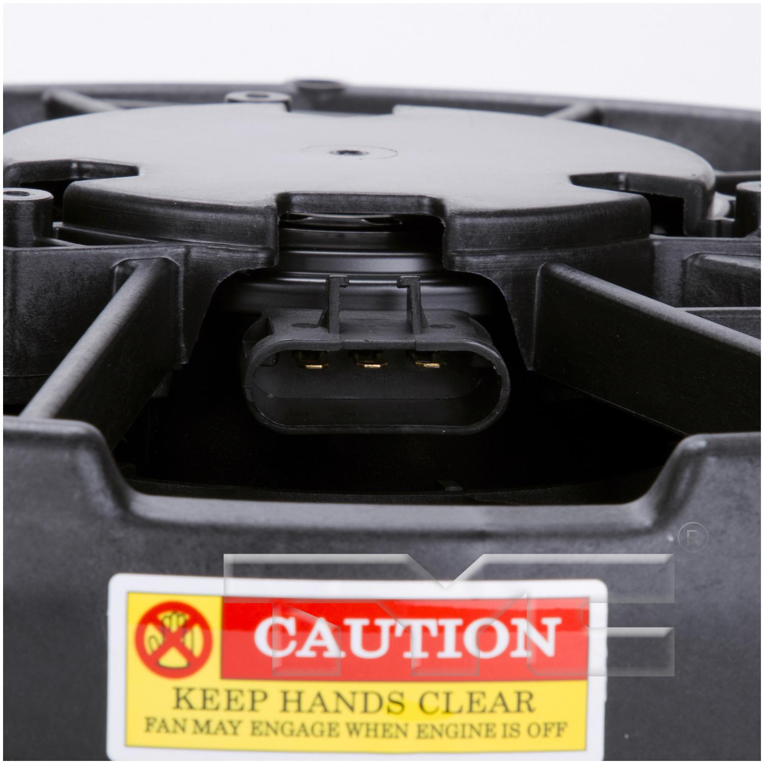 TYC 621330 Dual Radiator and Condenser Fan Assembly product image 4 of 4