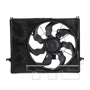 TYC 621340 Dual Radiator and Condenser Fan Assembly product image 1 of 3