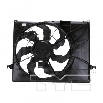 TYC 621340 Dual Radiator and Condenser Fan Assembly product image 2 of 3