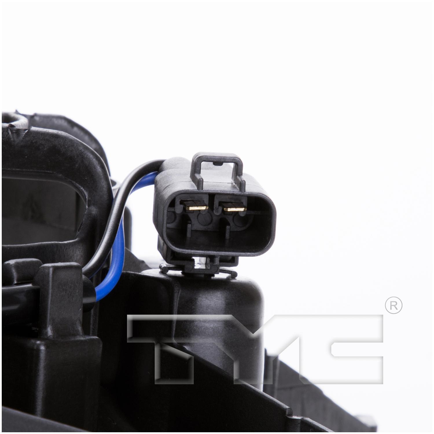 TYC 621350 Dual Radiator and Condenser Fan Assembly product image 4 of 4