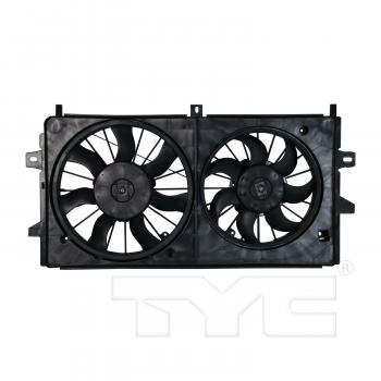 TYC 621420 Dual Radiator and Condenser Fan Assembly product image 1 of 3