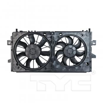 TYC 621430 Dual Radiator and Condenser Fan Assembly product image 1 of 3