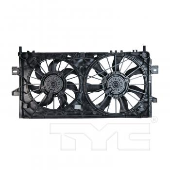 TYC 621430 Dual Radiator and Condenser Fan Assembly product image 2 of 3