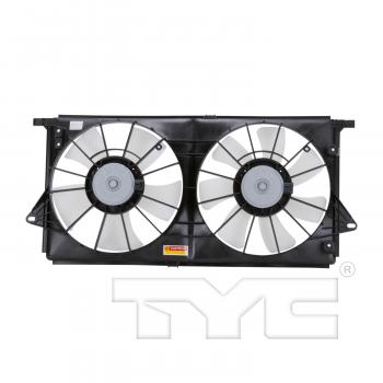 TYC 621440 Dual Radiator and Condenser Fan Assembly product image 2 of 4