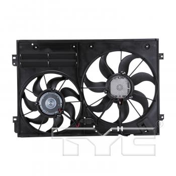 TYC 621460 Dual Radiator and Condenser Fan Assembly product image 2 of 4