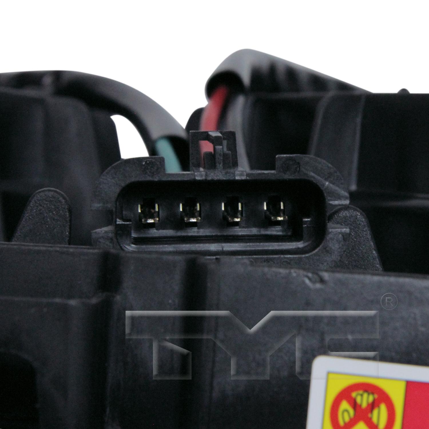 TYC 621540 Dual Radiator and Condenser Fan Assembly product image 3 of 3