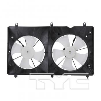 TYC 621580 Dual Radiator and Condenser Fan Assembly product image 1 of 4