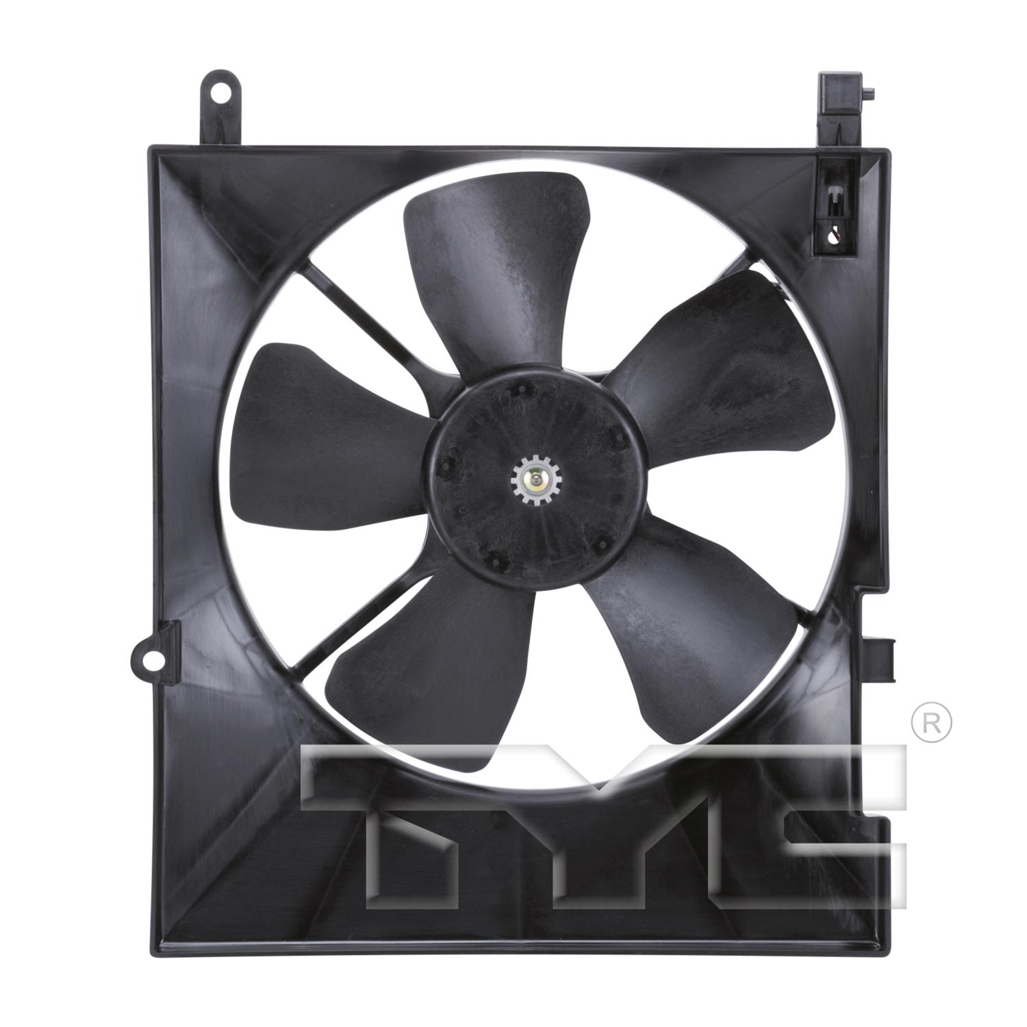 TYC 621590 Dual Radiator and Condenser Fan Assembly product image 1 of 3